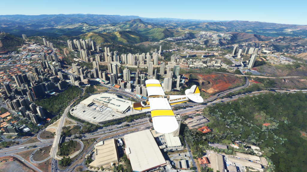 cenário de belo horizonte para flight simulator